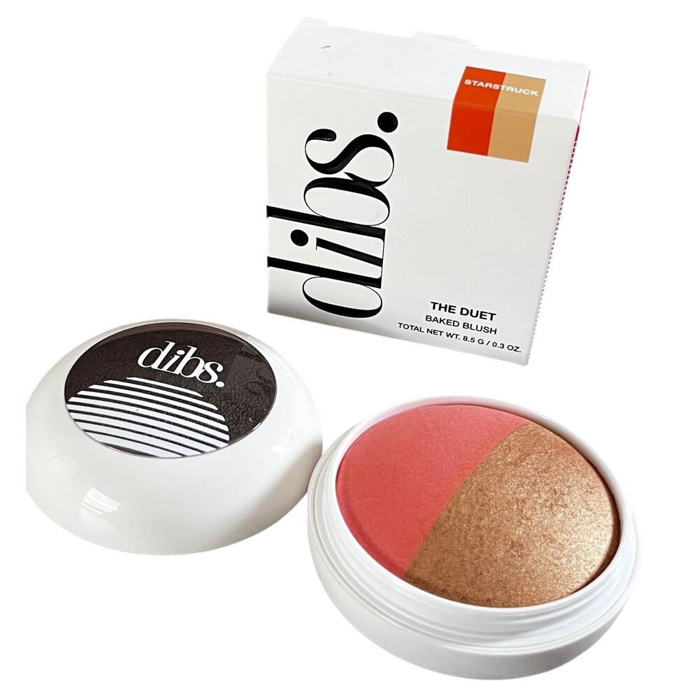 Dibs The Duet Baked Blush STARSTRUCK ~ 0.3 oz/8.5g NIB